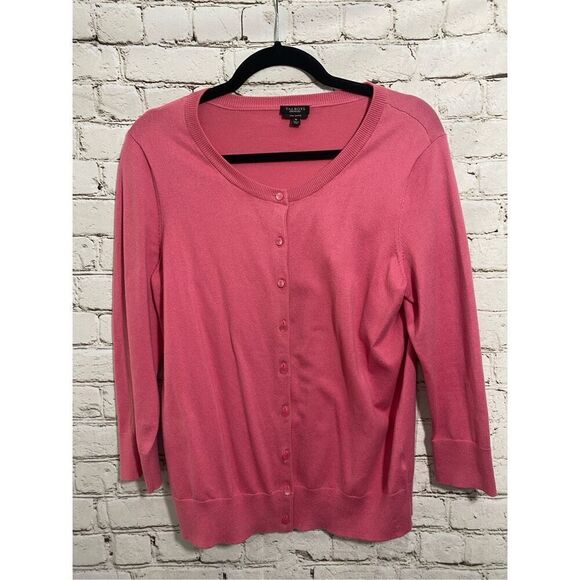 Talbots woman’s cardigan pink size medium - Picture 1 of 8